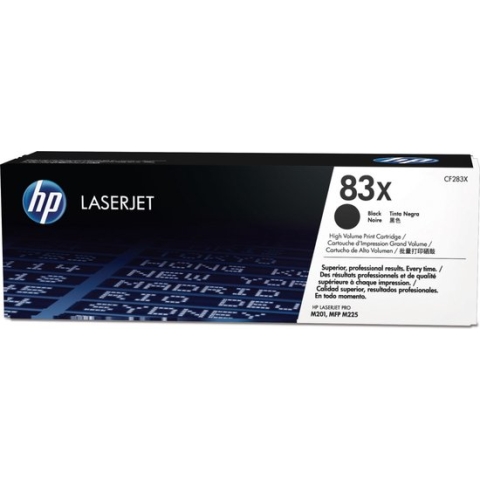HP 83X originele toner cartridge zwart high capacity 2.200 pagina s 1-pack