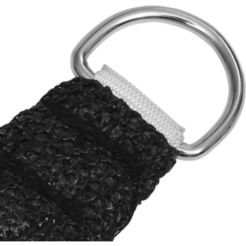 vidaXL-Zonnezeil-160-g/m²-3x4-m-HDPE-zwart