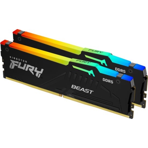 RAM Memory Kingston Fury Beast RGB CL40 5600 MHz 16 GB DDR5