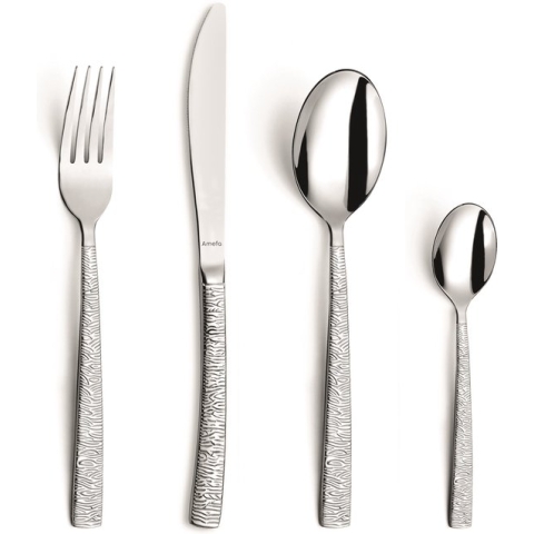 Amefa Havane Jungle - 24 delige bestekset - 6 persoons - Zilver