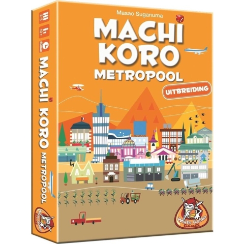 White Goblin Games Machi Koro Metropool - uitbreiding - dobbelspel