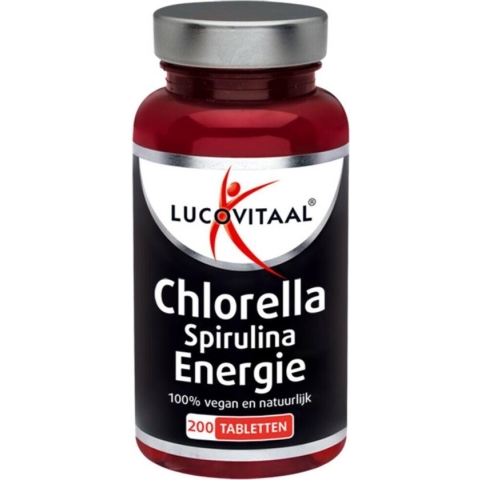 Lucovitaal Chlorella Spirulina Voedingssupplement - 200 tabletten