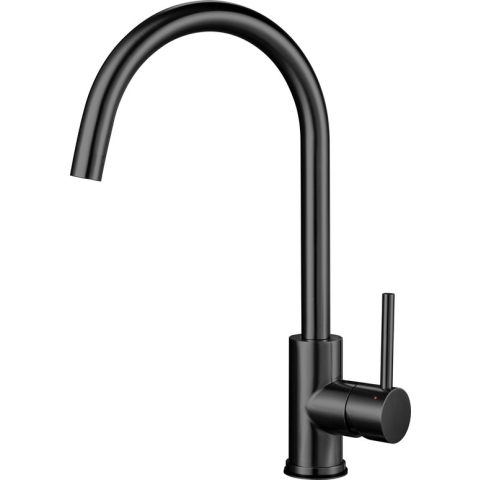 Inventum IMK601ZWA - Keukenkraan - Mengkraan - C-uitloop - Waterbesparend - Zwart