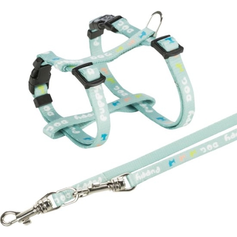 Trixie Junior Puppytuig Met Riem Mintgroen