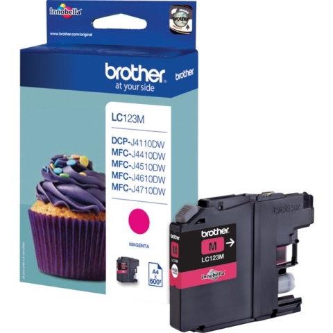 Brother LC-123M - Inktcartridge - Magenta
