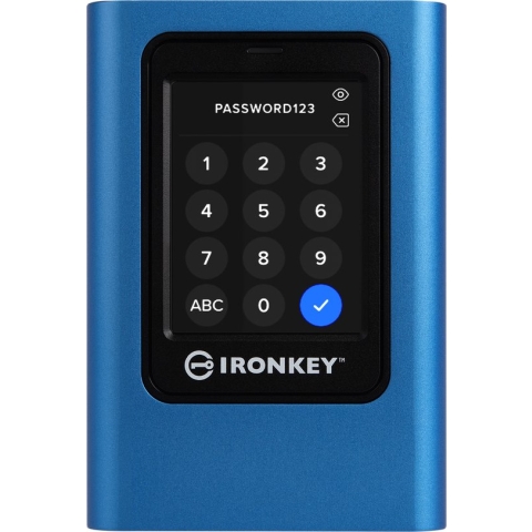 IronKey Vault Privacy 80 - Externe SSD 960GB - Blauw