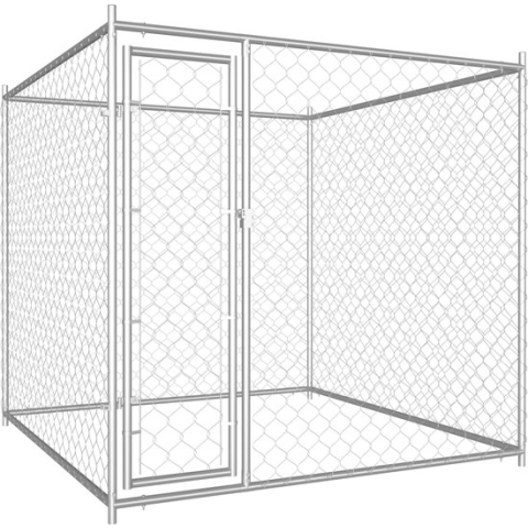 vidaXL-Hondenkennel-voor-buiten-193x193x185-cm