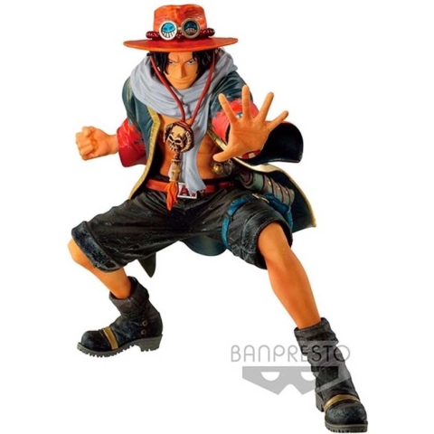 ONE PIECE-PORTGAS.D.ACE-FIGURE BANPRESTO CHRONICLE KING OF ARTIST 20CM