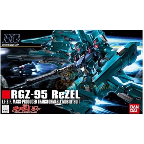 HGUC RGZ-95 ReZel E.F.S.F. Mass-Produced Transformable Mobile Suit Model kit