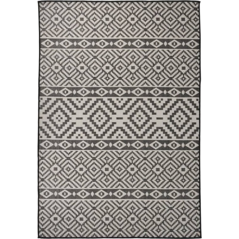 vidaXL-Buitenkleed-met-patroon-platgeweven-160x230-cm-zwart