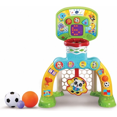 VTech 3-in-1 Sport & Scoor Speelplaats - Educatief Speelgoed - Sport- en Speelplezier - Kinderspeelgoed - Cadeau - Speelgoed 1 Jaar tot 3 Jaar