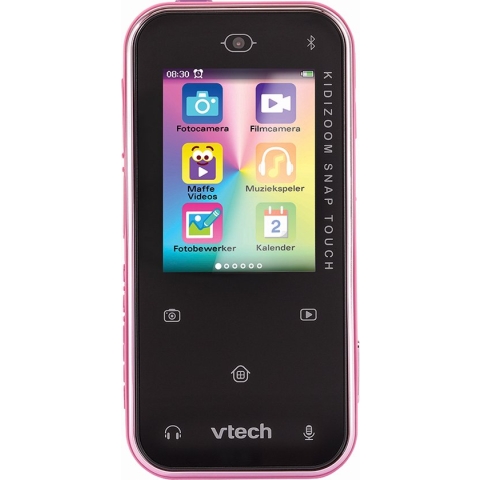 VTech KidiZoom Snap Touch Speelgoed Telefoon - Kinder Smartphone - Met Spelletjes - Berichten via Bluetooth - Vanaf 6 Jaar - Roze