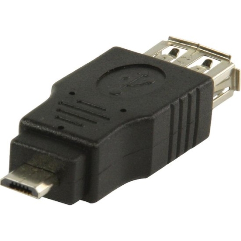 USB Micro B mannelijk - USB A vrouwelijk Adapter