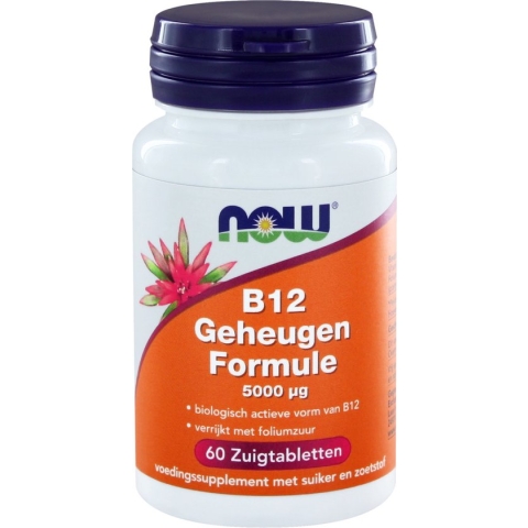 Now Foods - Vitamine B12 Geheugen Formule 1000 mcg - 100 Zuigtabletten