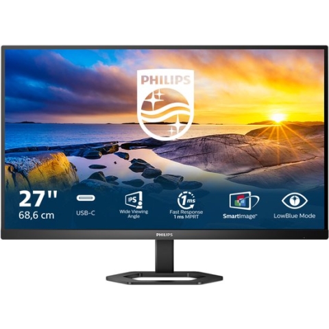 Philips 27E1N5300AE - Full HD IPS USB-C Monitor - 65w - 1ms - 75hz