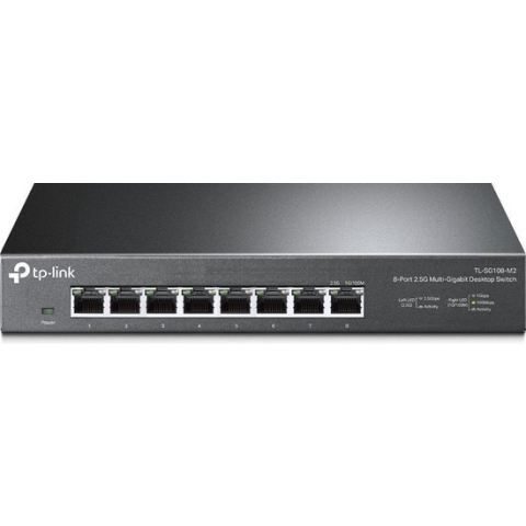 TP-Link TL-SG108-M2 - Netwerk Switch - 8-Poorten - Unmanaged - LAN Party/NAS/Gaming