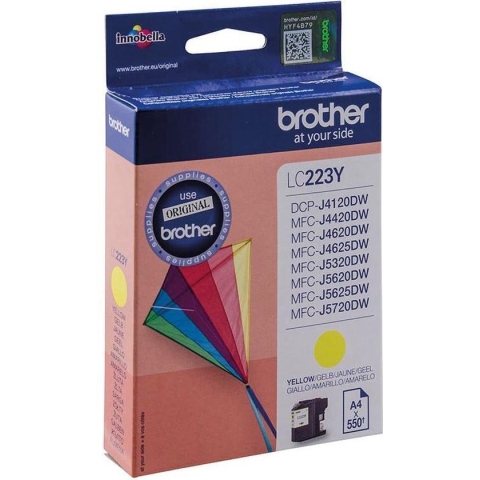Brother LC-223 - Inktcartridge - Geel