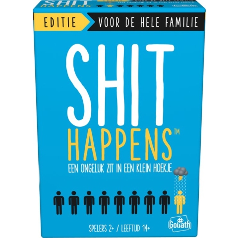 Shit Happens: Familie Editie 14+ - Nederlandstalig Kaartspel - Partyspel