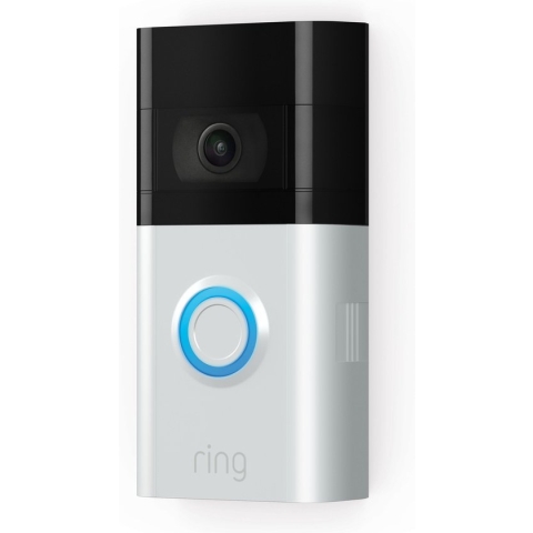 Ring Video Deurbel 3 - Batterij - 1080p HD-video - Zilver