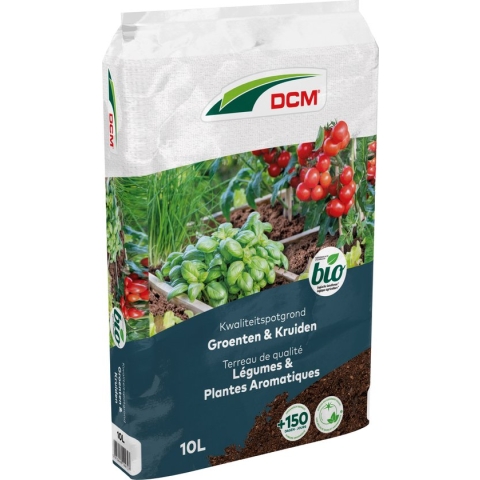 DCM POTGR GROENTEN/KRUIDEN 10L