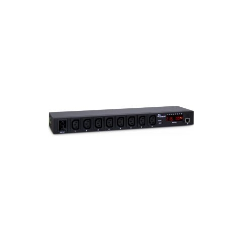 Inter-Tech SW-0816 energiedistributie Zwart 8 AC-uitgang(en)