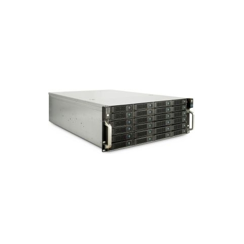 Inter-Tech 4U-4736 HDD-behuizing Zwart, Grijs 2.5/3.5