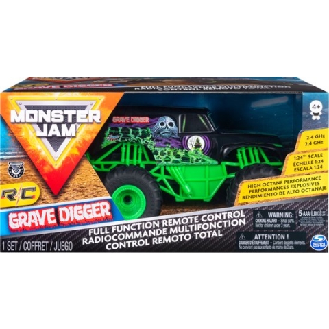 Monster Jam - Grave Digger - RC Voertuig - Schaal 1:24 - 2,4 GHz