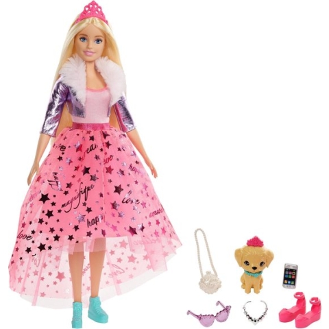 Barbie Princess Adventure Prinsessen Barbie Pop met Modieuze Accessoires