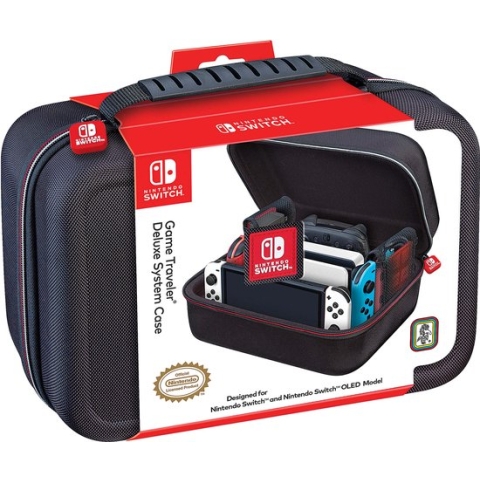 Game Traveler Nintendo Switch OfficiÃ«le Deluxe Opbergtas - Consolehoes - Zwart