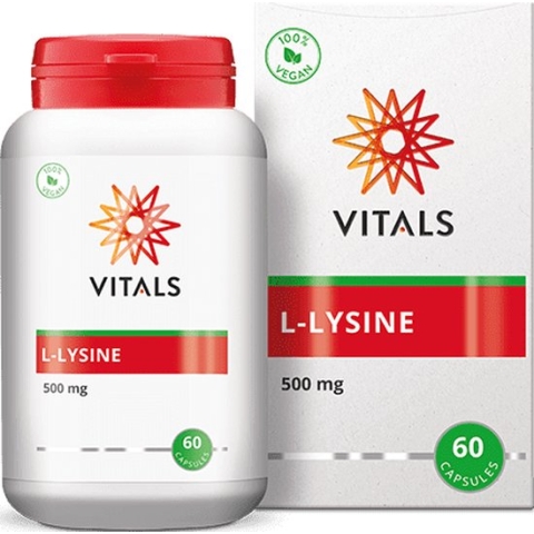 Vitals - L-lysine - 500 mg - 60 Capsules