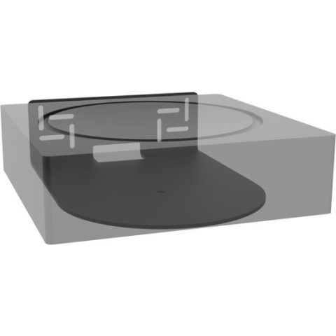 Cavus CMAMPH Horizontale Muurbeugel voor Sonos Amp -wit