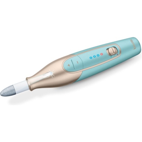 Beurer MP 84 Elektrische nagelvijl - Nagelfrees - Elektrische Manicure en Pedicure set - Draadloos - 10 Opzetstukken - LED Verlichting – Opberg en laad etui – Beschermkap - 3 Standen - 3 Jaar garantie