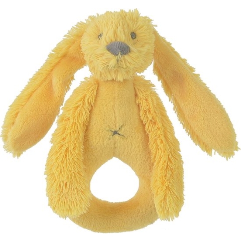 Happy Horse Konijn Richie Rammelaar - Geel - Baby cadeau