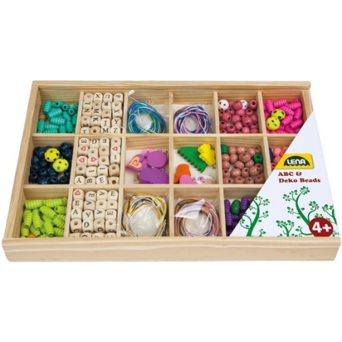 Lena Grote Houten Kralen Cassette