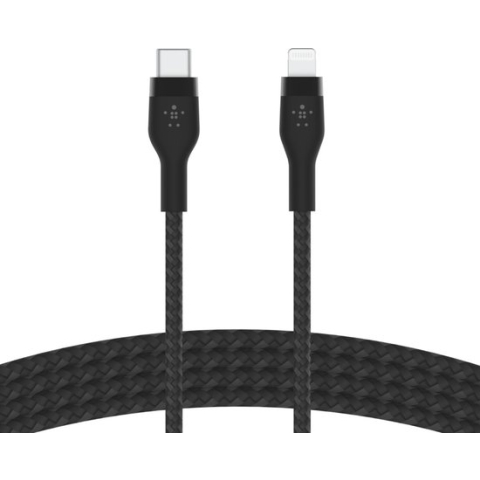Belkin BOOST CHARGE™ Braided USB-C naar Apple iPhone Lightning - 1m - Zwart