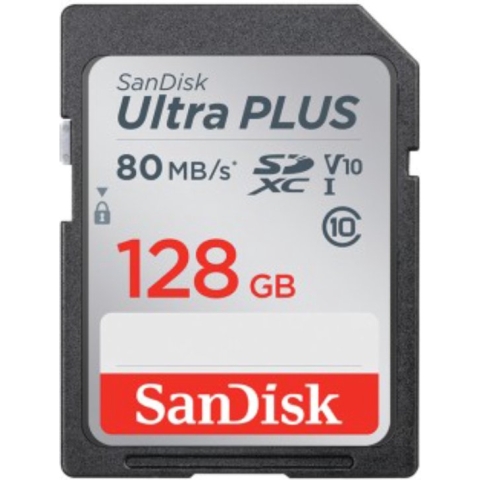 SanDisk SDXC Elite Ultra Plus 128.0GB 80MB/s CL10 incl rescue pro