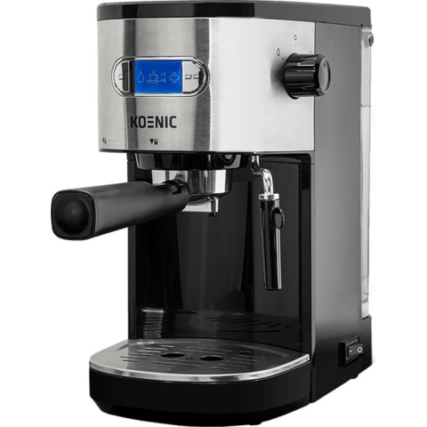 KOENIC KEM 2320 M Zilver  semi-automatische espressomachine