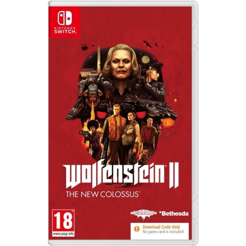Wolfenstein II The New Colossus - Nintendo Switch - Code in Box