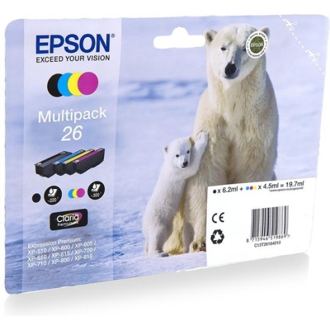 Epson 26 - Inktcartridge / Multipack