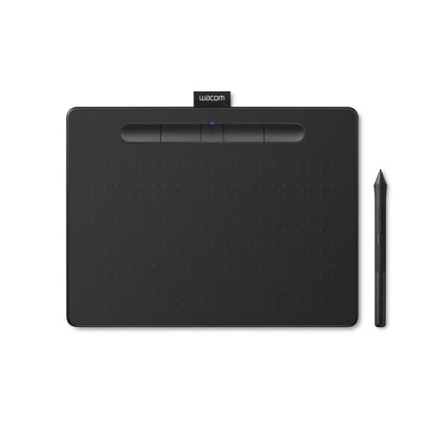 Wacom Intuos Pen & Bluetooth Small - Tekentablet - 152 x 95 mm - Zwart