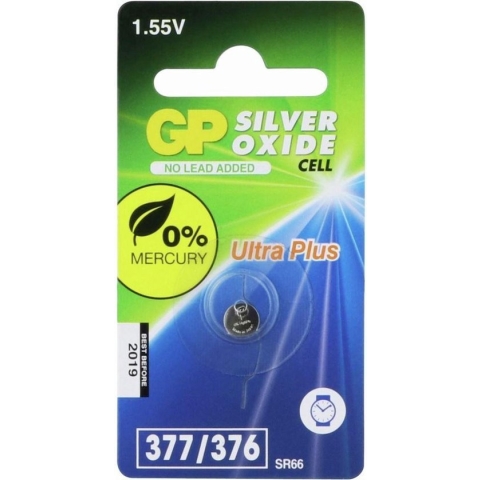 GP Batteries - GP Batteries Gp Knoopcel Zilver D377/sr66 - 30 Dagen Niet Goed Geld Terug
