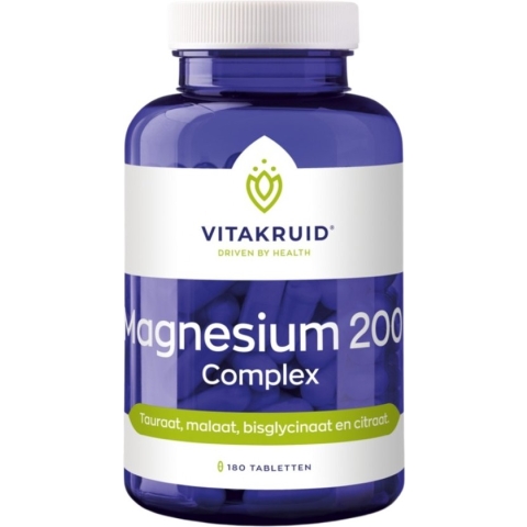 Vitakruid - Magnesium 200 complex - 180 Tabletten
