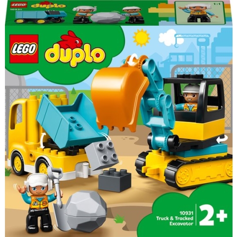 LEGO DUPLO Truck & Graafmachine met rupsbanden - 10931