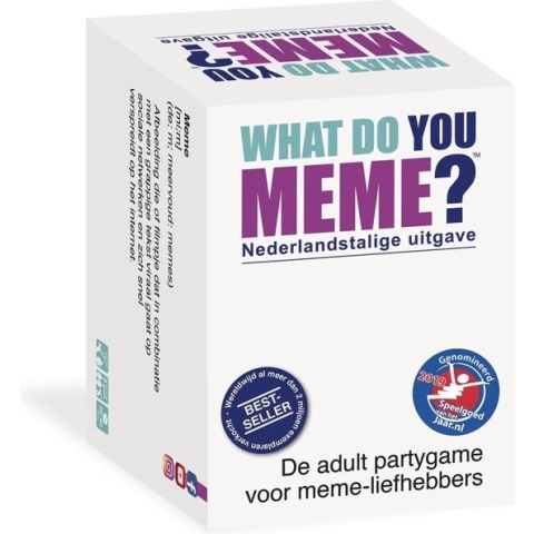 What Do You Meme? - Nederlandstalige editie - 18+ party game / kaartspel