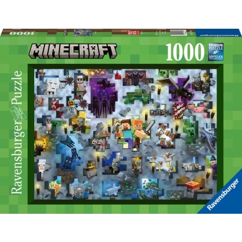 Ravensburger puzzel Minecraft Bendes - Legpuzzel - 1000 stukjes