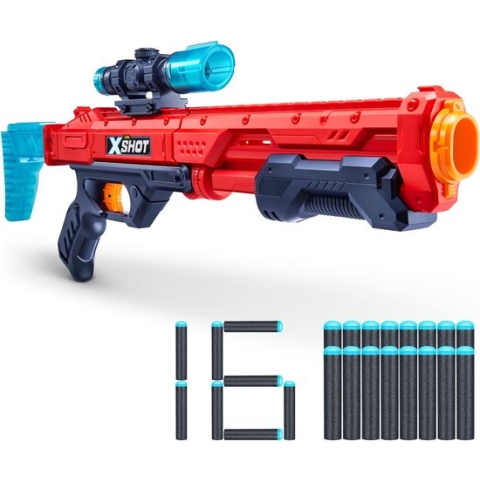 Zuru X-Shot - Excel Hawk Eye Blaster + 16 Darts