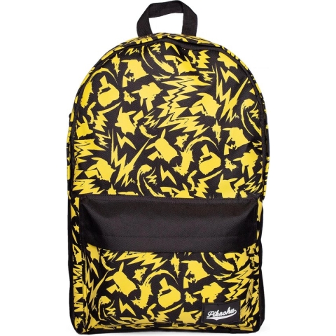 Pokémon Rugtas Pikachu All Over Print Zwart/Geel