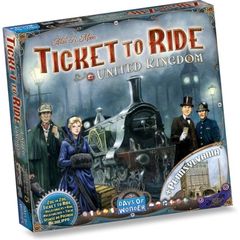 Ticket to Ride UK & Pennsylvania - Uitbreiding - Bordspel