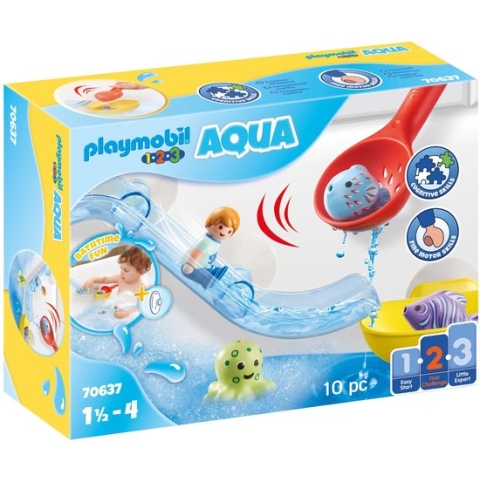 PLAYMOBIL 1.2.3 Aqua Visplezier met zeedieren - 70637