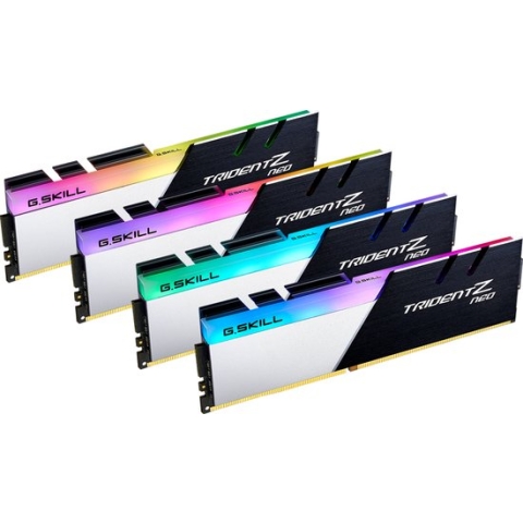 G.Skill Trident Z Neo F4-3600C16Q-64GTZNC - Geheugen - DDR4 - 64 GB: 4 x 16 GB - 288-PIN - 3600 MHz - CL16 - 1.35 V - niet-gebufferd